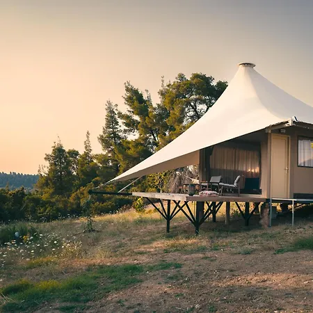 Hotel iCamp Glamping Paliouri Polychrono Esterno foto