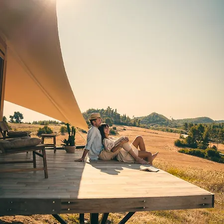 Hotel iCamp Glamping Paliouri Polychrono Esterno foto